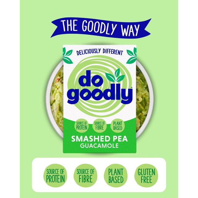Do Goodly smashed pea guacamole dip 150g - British product