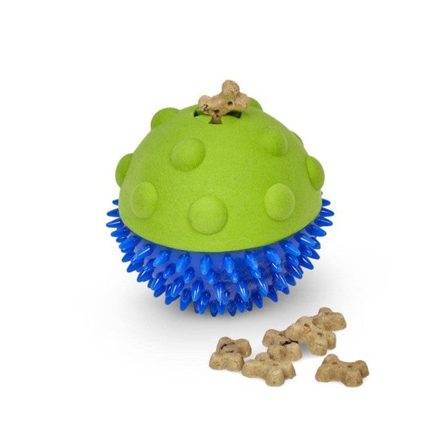 Petface Dental Treat Dispenser Ball dog toy 8.7cm diameter, imported from the UK