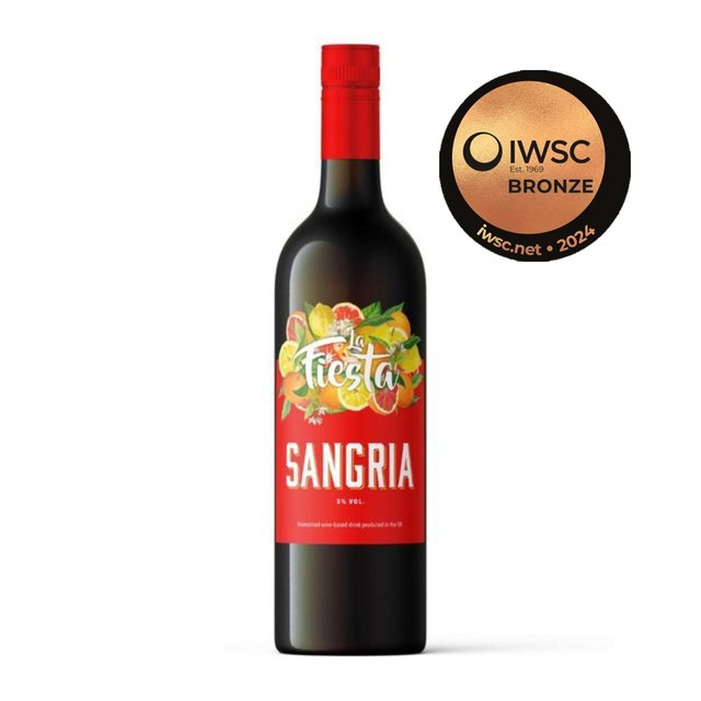 La Fiesta Sangria orange and clementine flavoured wine 75cl, UK version