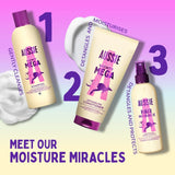 Aussie Mega White Strawberry shampoo 300ml - British product