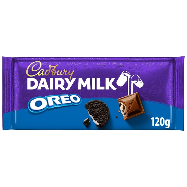 Cadbury Dairy Milk Oreo chocolate bar 120g - British product