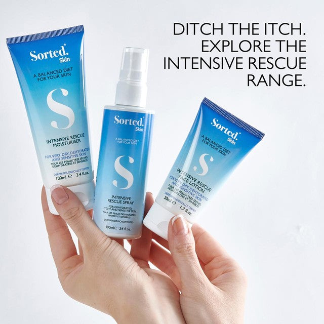 Sorted Skin Intensive Rescue Body Moisturiser Prebiotic Microbiome Based 100ml (British brand)