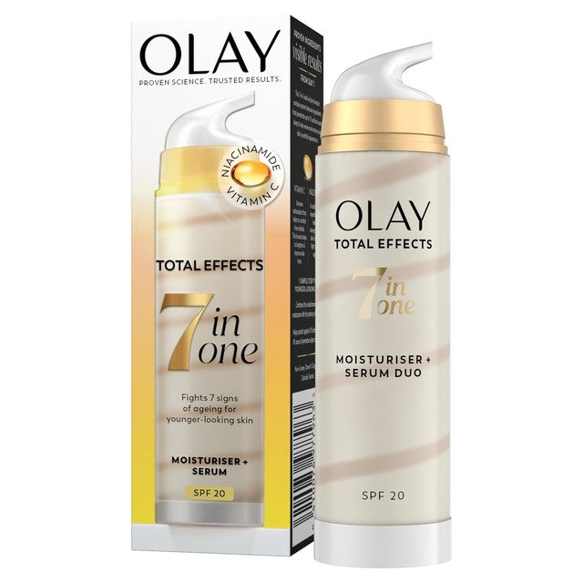 Olay Total Effects 7-in-1 moisturiser with SPF 20 40ml, imported from the UK