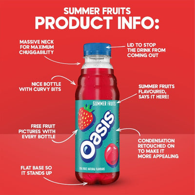 Jus de fruits Oasis Summer Fruits 1,5 L