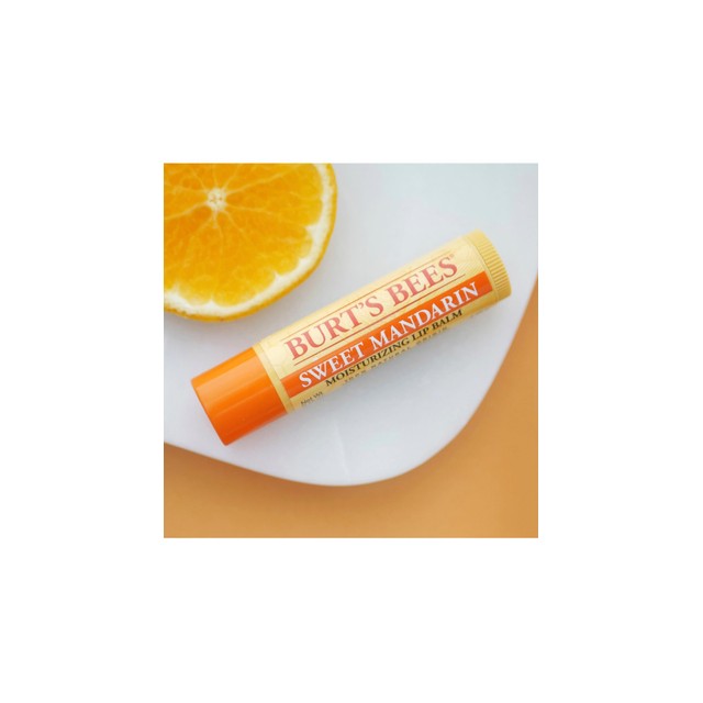 Burt's Bees lip balm multipack with Beeswax, Cucumber Mint, Watermelon, Sweet Mandarin flavours 4 x 4.25g - British product
