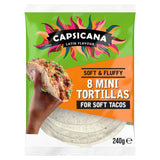 Capsicana plain tortilla wraps 8 pack - British product