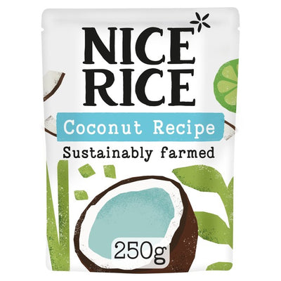 Nice Rice Coconut & Lemongrass Basmati Microwave Rice 250g