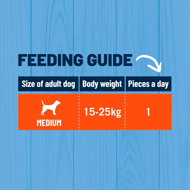 Bakers Dental Delicious Medium Chicken Dog Chews 200g - British product