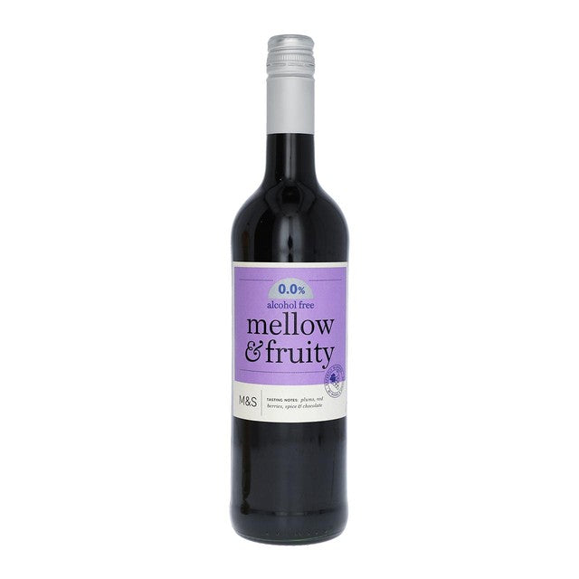 M&S Alcohol Free Merlot red wine 75cl, imported from the UK