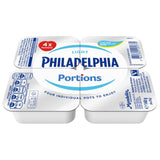 Philadelphia Light soft cheese 4x35g, imported from the UK