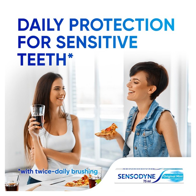 Sensodyne mint toothpaste 75ml (British brand)