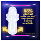 Always Platinum Sanitary Towels Secure Night Extra Size 5 - British product