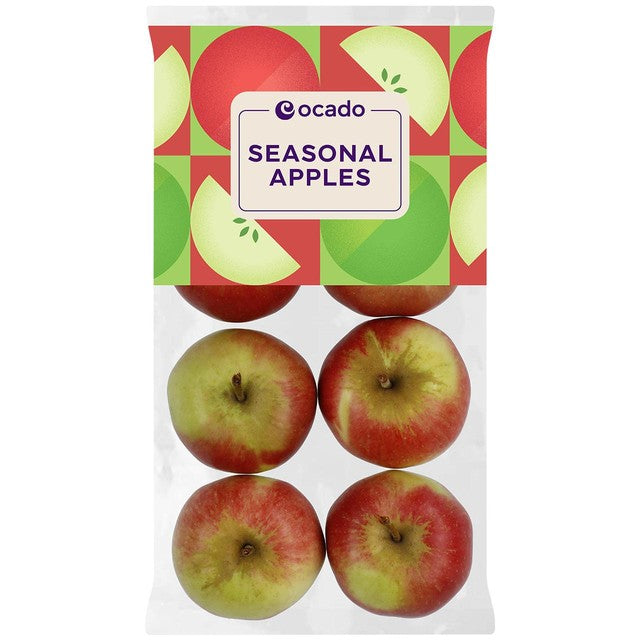 Ocado seasonal apples 6 pack, imported from the UK