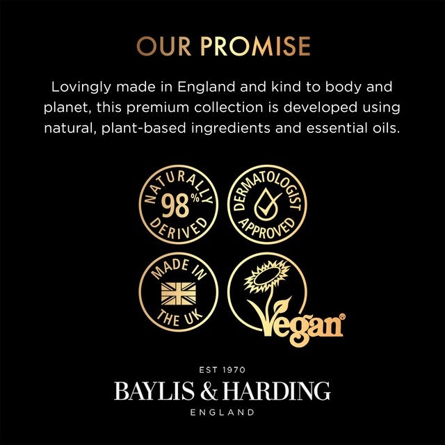 Baylis & Harding Oud Cedar & Amber bath and body gift set - British product