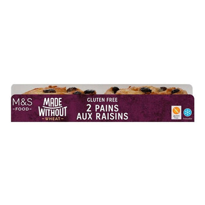 M&S Gluten Free Pain Aux Raisins Pastry 2 Pack