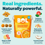 BOL coconut lentil turmeric daal pot 450g - British product