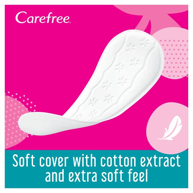 Carefree Cotton Breathable Pantyliners 20 Pack - British product