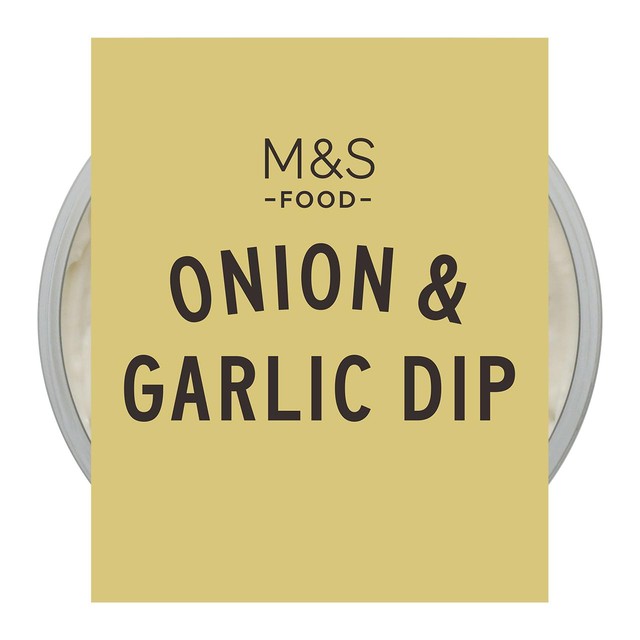 Marks and Spencer Zingy Onion & Garlic Dip 230g (British brand)