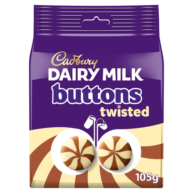 Cadbury chocolate buttons twisted 100g - British product
