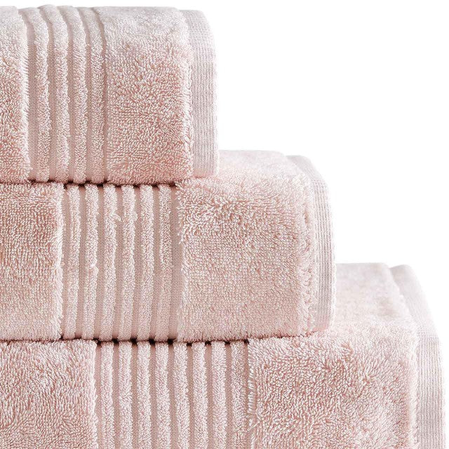M&S Egyptian cotton bath sheet in soft pink, imported from the UK