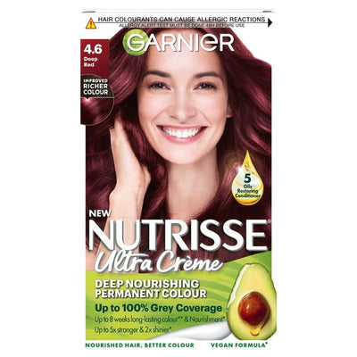 Garnier Nutrisse 4.6 Morello Cherry Deep Red Hair Dye