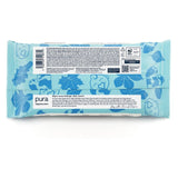 Pura plastic free flushable baby wipes 12 x 60 packs, imported from the UK