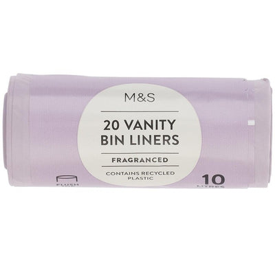 M&S 20 Fragranced Vanity Bin Liners 10L