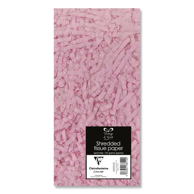 EUROWRAP Pink Shredded Tissue Paper Acid-Free 25g