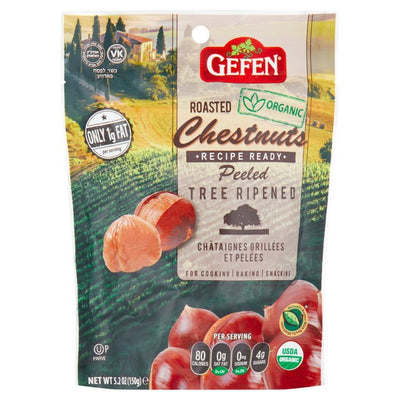 Gefen Organic Roasted Chestnuts Peeled 150g