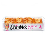 Mrs Crimble's almond flavoured Bakewell slices 4 x 50g, imported from the UK