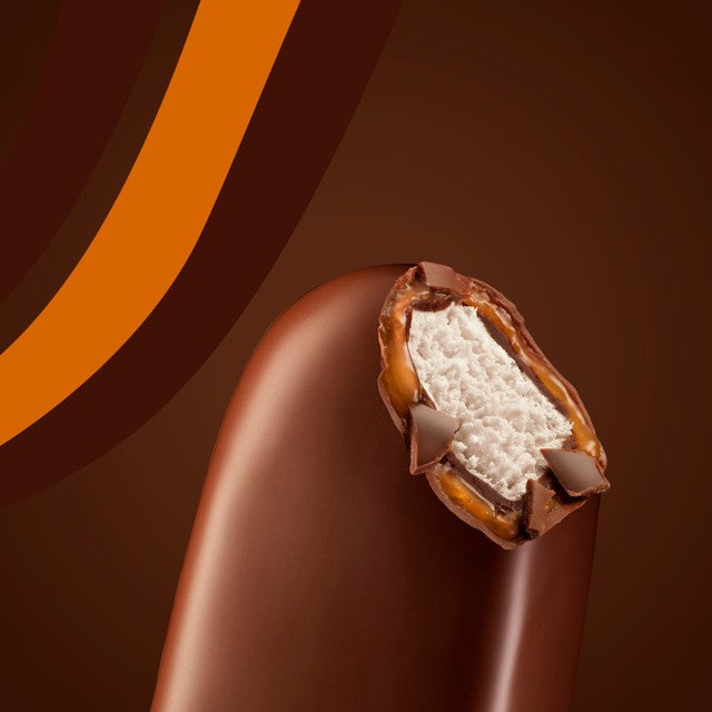 Magnum mini ice cream sticks double chocolate caramel 6x60ml, imported from the UK