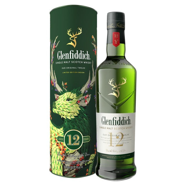 Glenfiddich single malt Scotch whisky 12 Year Old 70cl, UK version