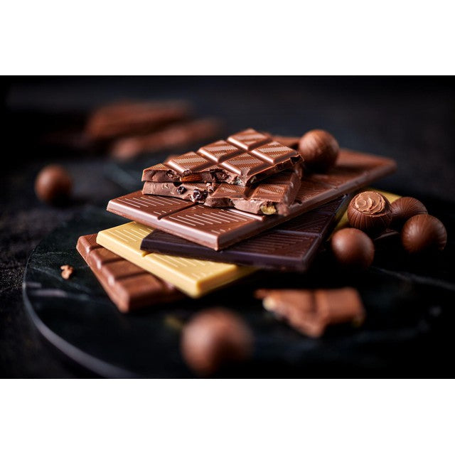 M&S milk chocolate bar with ground hazelnuts 125g, imported from the UK