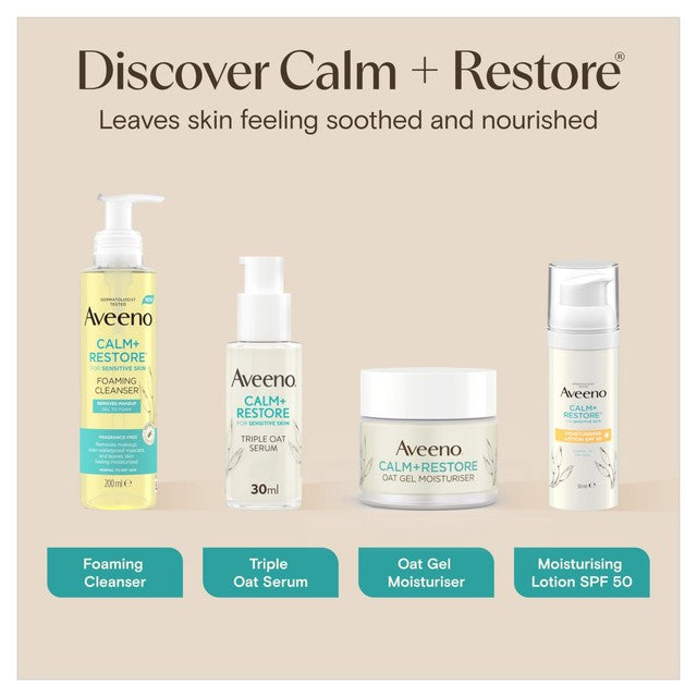 Aveeno Calm+Restore Rehydrating Night Cream 50ml - British product