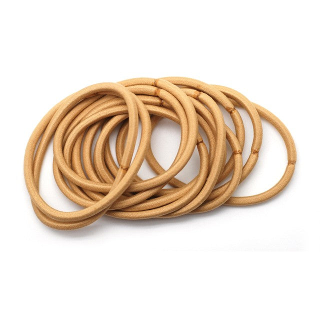 Basicare blonde hair bands 12 pack (British brand)