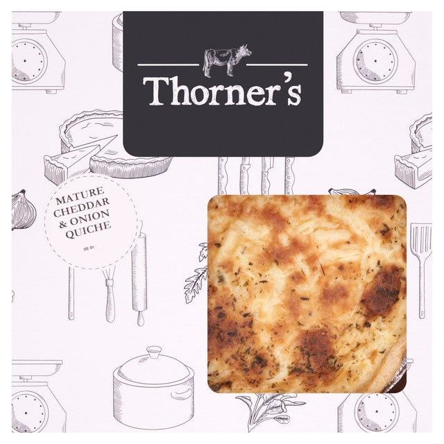 Jon Thorner's Somerset Cheddar & Onion quiche 600g, UK version