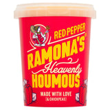 Ramona's Kitchen red pepper houmous 500g, imported from the UK