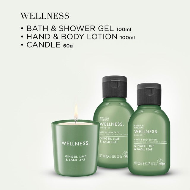 Baylis & Harding gift set ginger lime basil 100ml 60g - British product