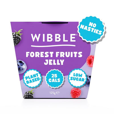 Wibble Plant-based Forest Fruits Jelly Pot 125g
