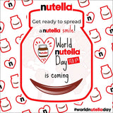 Nutella hazelnut chocolate spread 350g, imported from the UK