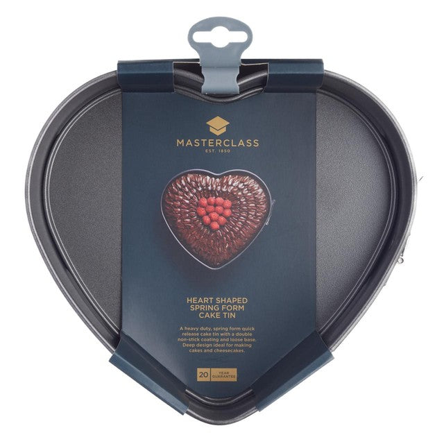 MasterClass heart-shaped cake tin 21 x 23 x 7.5 cm, imported from the UK