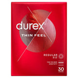 Durex Thin Feel Condoms Enhanced Sensitivity Regular Fit 30 pack - British product