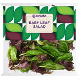 Ocado baby leaf salad 90g, imported from the UK