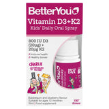 BetterYou Kids Vitamin D+K2 Oral Spray Bubblegum Blueberry 15ml - British product