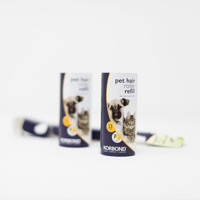 Korbond pet hair roller refill twin pack 132 sheets, UK version