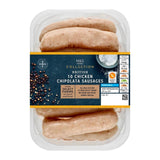 M&S chicken chipolata sausages 340g, imported from the UK