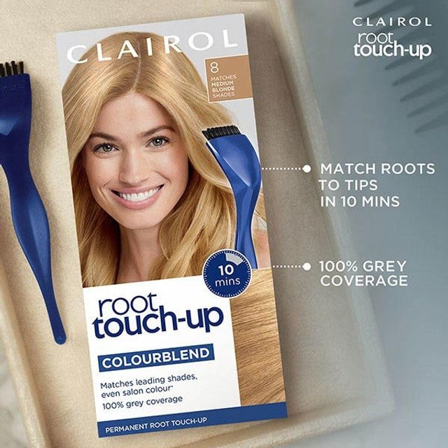 Clairol root touch-up hair dye in light blonde shade 9 - British product