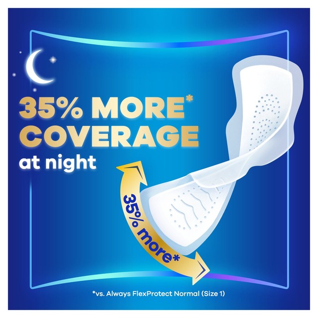 Always Infinity Night Wings Sanitary Towels Size 3 - British product