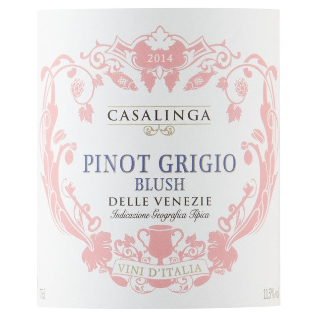 Casalinga Pinot Grigio Blush Delle Venezie wine 75cl - British product