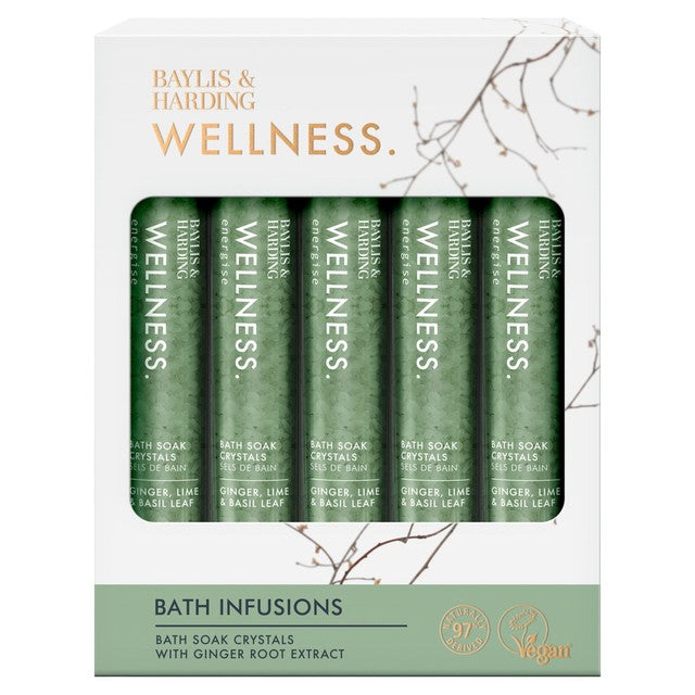 Baylis & Harding Wellness Bath Infusions Gift Set 5 x 65g - British product